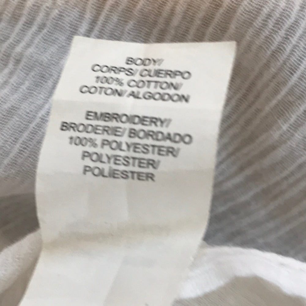 Lucky Brand Embroidered Peasant Top - Picture 12 of 13